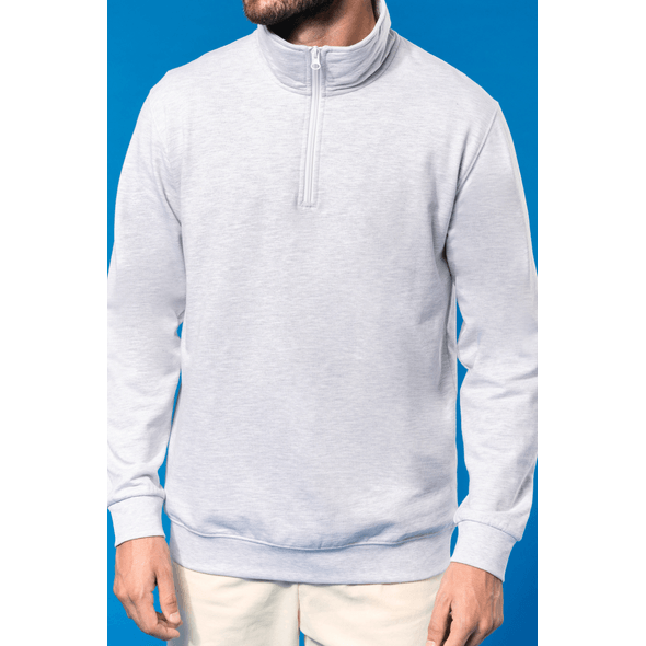 Kariban | Sweatshirt med 1/2 lynlås